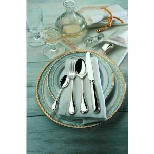 Robbe & Berking Menübesteck 4 Teilig Classic Faden 150g Versilbert 9