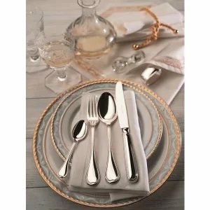 Robbe & Berking 30 Teilig Menübesteck Classic Faden 150g Versilbert Poliert 7
