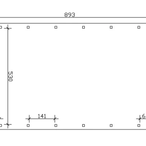 SkanHolz SKAN HOLZ Carport Spreewald 585 X 893 Cm Mit Aluminiumdach, Schwarze Blende, Lasiert In Nussbaum 12
