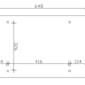 SkanHolz SKAN HOLZ Carport Odenwald 428 X 648 Cm, Lasiert In Weiß 12