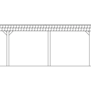 SkanHolz SKAN HOLZ Carport Wendland 362 X 628 Cm Mit EPDM-Dach, Schwarze Blende 12