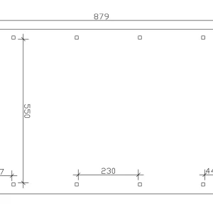 SkanHolz SKAN HOLZ Carport Wendland 630 X 879 Cm Mit EPDM-Dach, Schwarze Blende, Lasiert In Eiche Hell 10