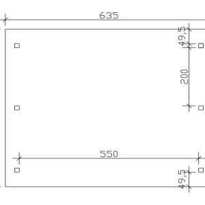 SkanHolz SKAN HOLZ Bogendach-Carport Franken 635 X 541 Cm, Lasiert In Schiefergrau 10