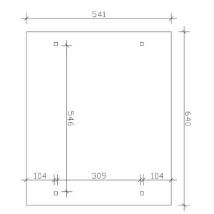 SkanHolz SKAN HOLZ Carport Odenwald 640 X 541 Cm, Lasiert In Schiefergrau 16