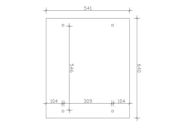 SkanHolz SKAN HOLZ Carport Odenwald 640 X 541 Cm, Lasiert In Schiefergrau 6